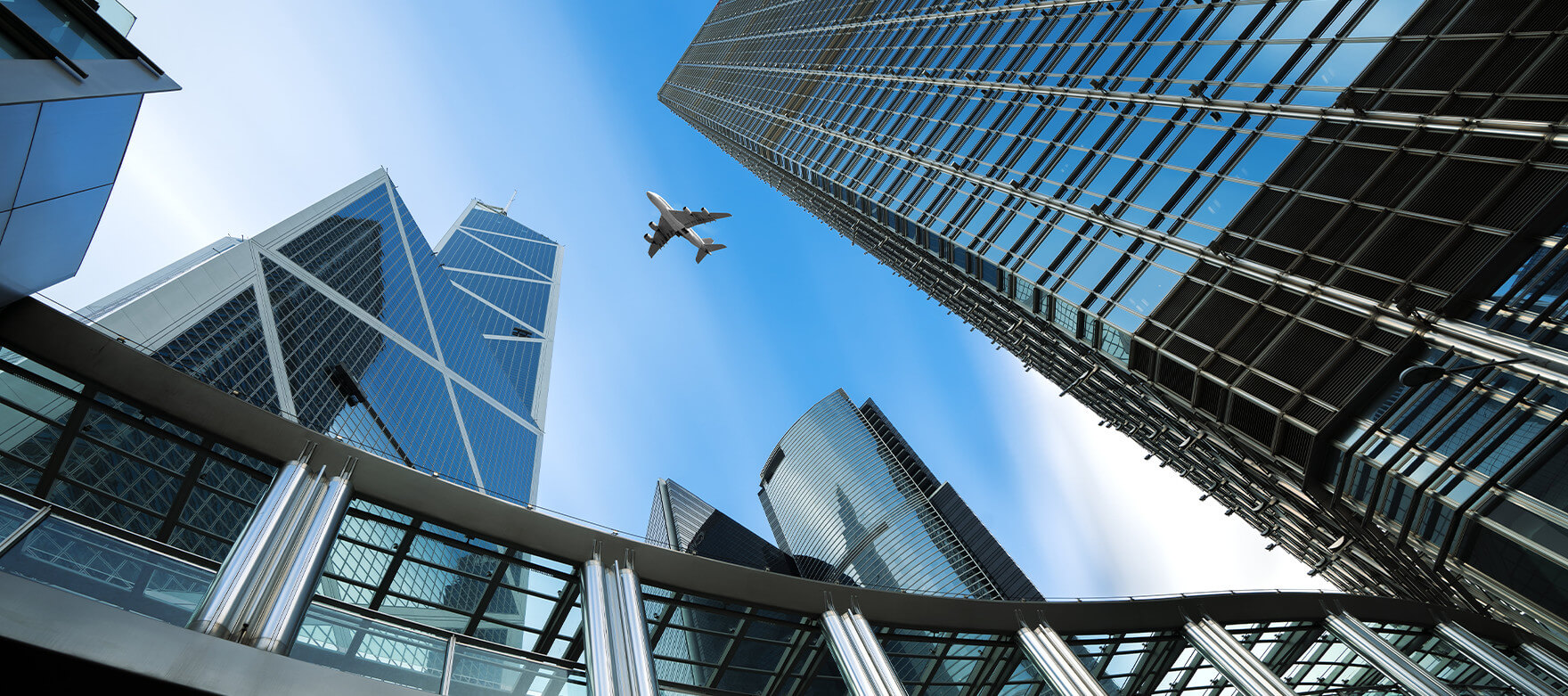 Large commercial skyscraper construction