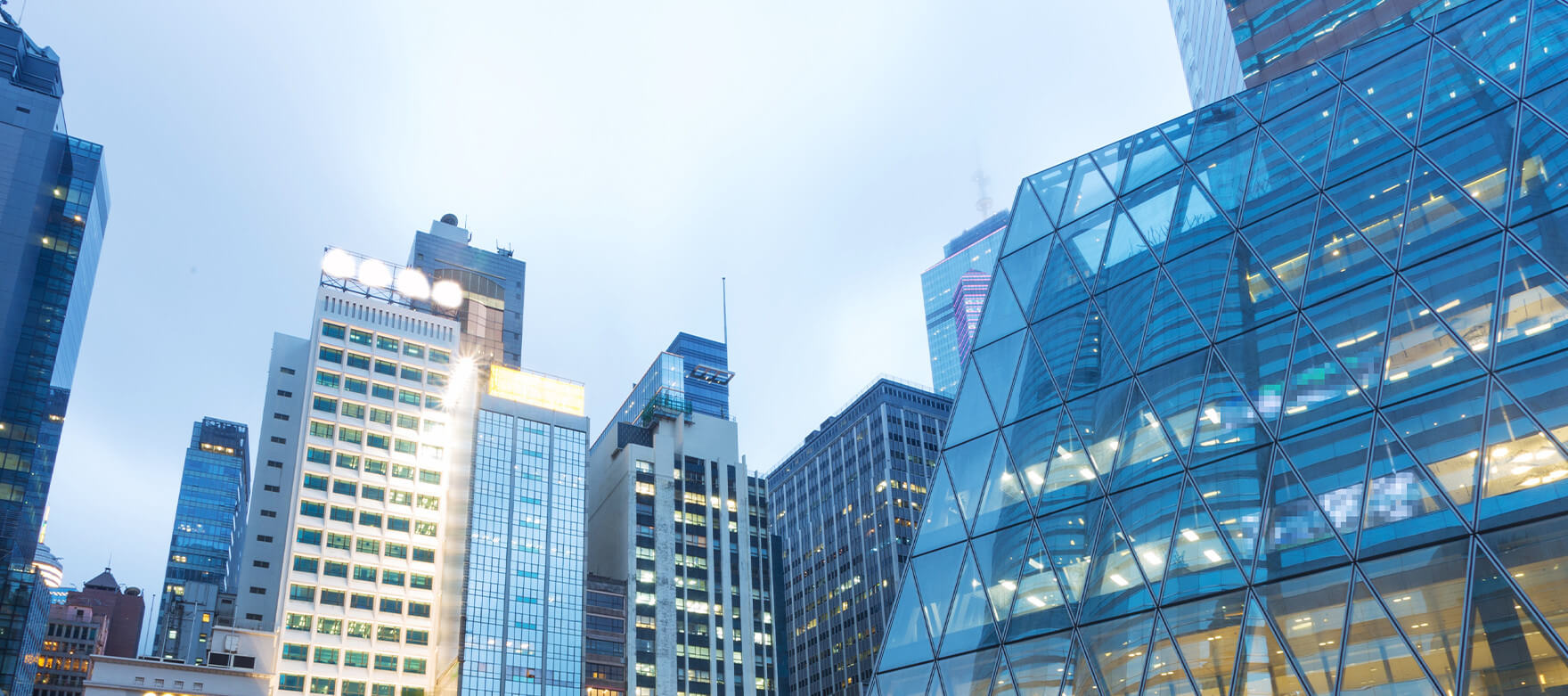 Office building construction